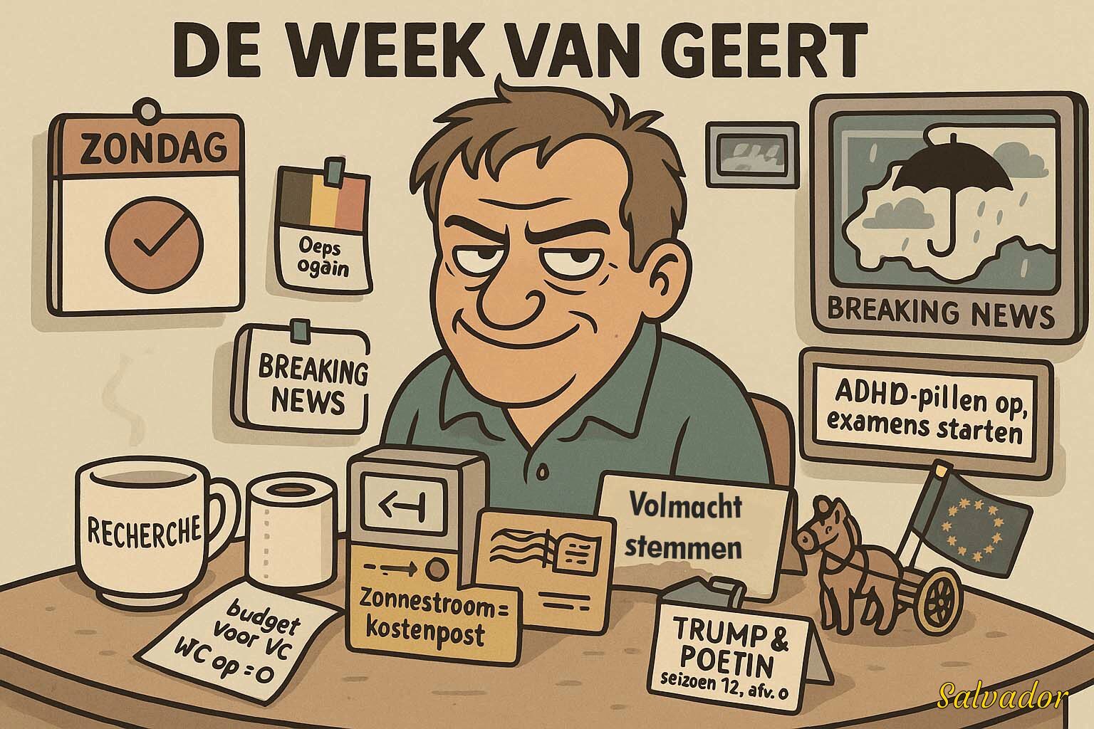 Alles komt goed. Behalve het weer, de logica, en je koffie.